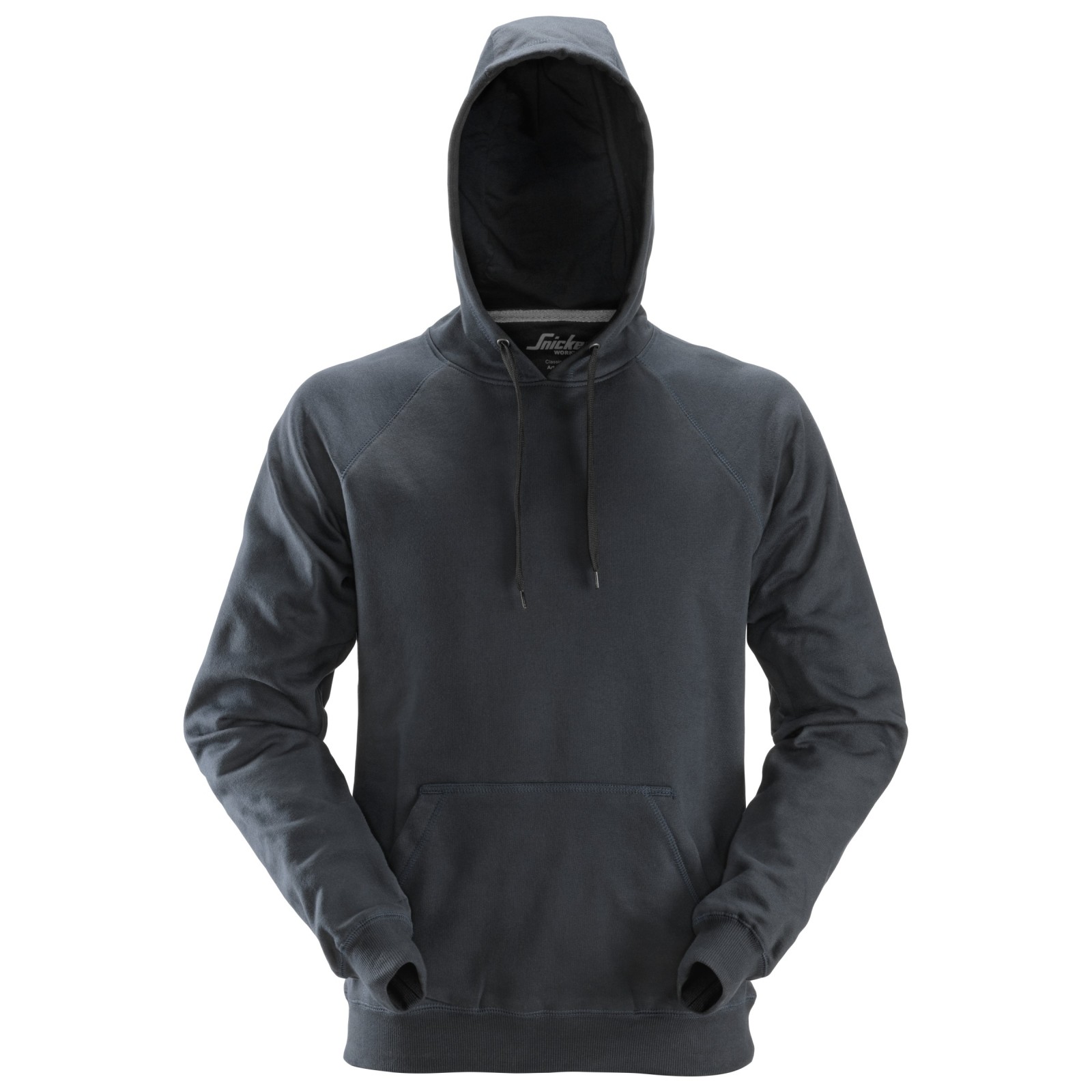 Hanorac cu glugă, din bumbac și poliester reciclat, Snickers Workwear, 2800, Steel Grey