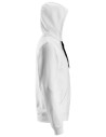 Hanorac cu glugă & fermoar, pentru bărbați, bumbac & poliester, Snickers Workwear, 2801, White