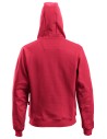 Hanorac cu glugă & fermoar, pentru bărbați, bumbac & poliester, Snickers Workwear, 2801, Chili Red