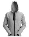Hanorac cu glugă & fermoar, pentru bărbați, bumbac & poliester, Snickers Workwear, 2801, Grey