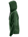Hanorac cu glugă & fermoar, pentru bărbați, bumbac & poliester, Snickers Workwear, 2801, Forest Green