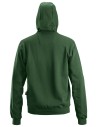 Hanorac cu glugă & fermoar, pentru bărbați, bumbac & poliester, Snickers Workwear, 2801, Forest Green