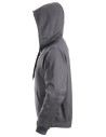Hanorac cu glugă & fermoar, pentru bărbați, bumbac & poliester, Snickers Workwear, 2801, Steel Grey