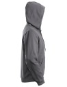 Hanorac cu glugă & fermoar, pentru bărbați, bumbac & poliester, Snickers Workwear, 2801, Steel Grey