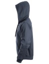 Hanorac cu glugă & fermoar, pentru bărbați, bumbac & poliester, Snickers Workwear, 2801, Navy