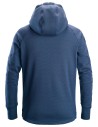 Hanorac cu glugă, din fleece, Snickers Workwear, FlexiWork, 8041, Deep Blue/Black
