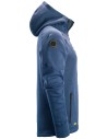 Hanorac cu glugă, din fleece, Snickers Workwear, FlexiWork, 8041, Deep Blue/Black