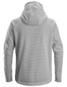 Hanorac cu glugă, din fleece, Snickers Workwear, FlexiWork, 8041, White/Black