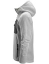 Hanorac cu glugă, din fleece, Snickers Workwear, FlexiWork, 8041, White/Black