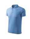 Tricou de bărbați Pique Polo, bumbac 65%, 200 g/mp Albastru Deschis