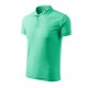 Tricou de bărbați Pique Polo, bumbac 65%, 200 g/mp Verde Menta