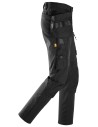 Pantaloni de lucru 4-way stretch, cu buzunare holster, Snickers Workwear, AW, 6218, Black