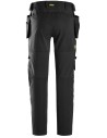 Pantaloni de lucru 4-way stretch, cu buzunare holster, Snickers Workwear, AW, 6218, Black