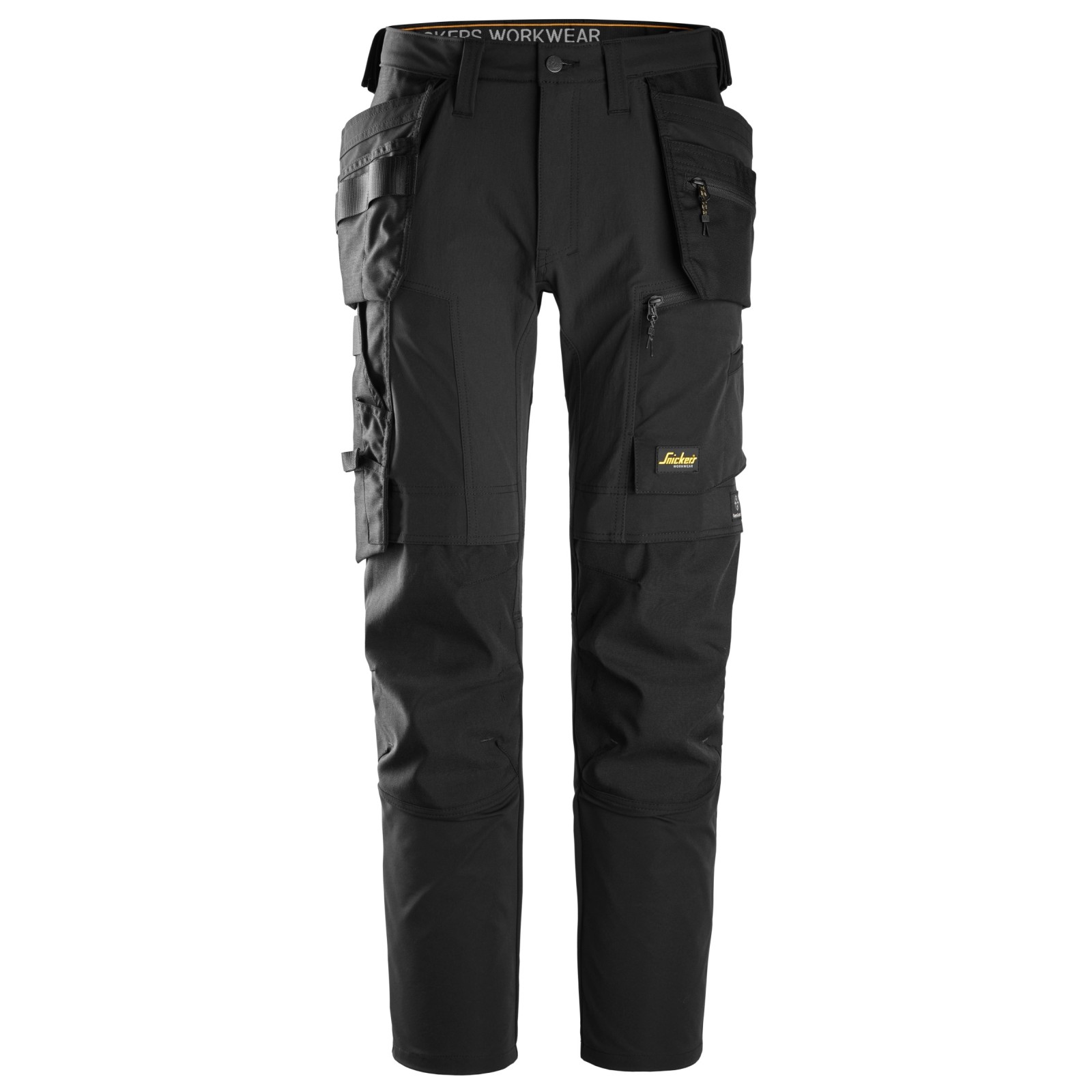 Pantaloni de lucru 4-way stretch, cu buzunare holster, Snickers Workwear, AW, 6218, Black