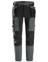 Pantaloni de lucru 4-way stretch, cu buzunare holster, Snickers Workwear, AW, 6218, Steel Grey/Black