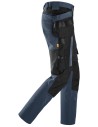 Pantaloni de lucru 4-way stretch, cu buzunare holster, Snickers Workwear, AllroundWork, 6218, Navy/Black