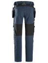 Pantaloni de lucru 4-way stretch, cu buzunare holster, Snickers Workwear, AllroundWork, 6218, Navy/Black