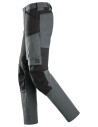 Pantaloni de lucru stretch, Snickers Workwear, AllroundWork, 6318, Steel Grey/Black