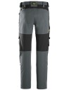 Pantaloni de lucru stretch, Snickers Workwear, AllroundWork, 6318, Steel Grey/Black