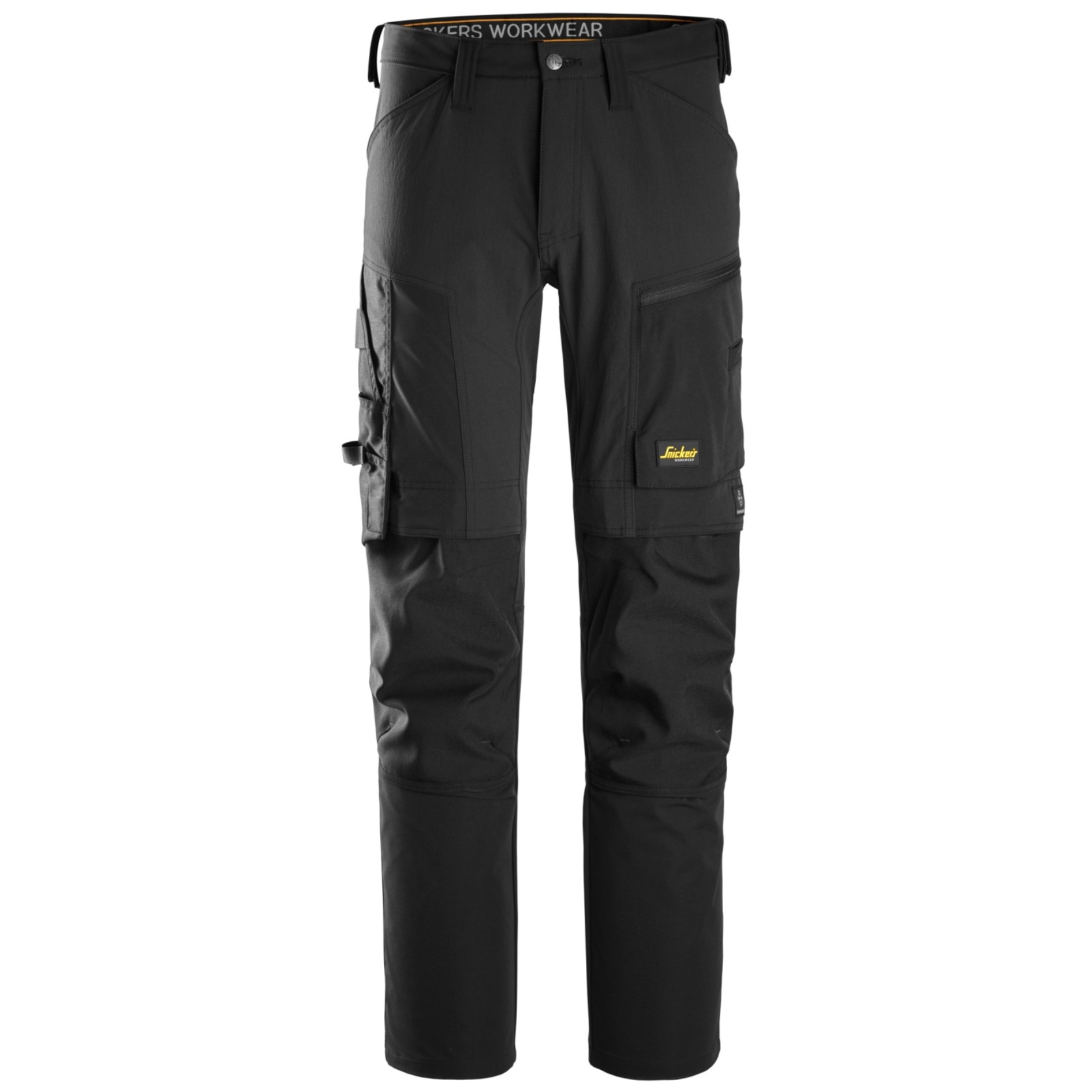 Pantaloni de lucru stretch, Snickers Workwear, AllroundWork, 6318, Black/Black