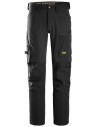 Pantaloni de lucru stretch, Snickers Workwear, AllroundWork, 6318, Black/Black