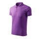 Tricou de bărbați Pique Polo, bumbac 65%, 200 g/mp Violet