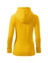 Hanorac de damă, cu glugă, Trendy Zipper, 65% bumbac, 35% poliester, 300 g/mp