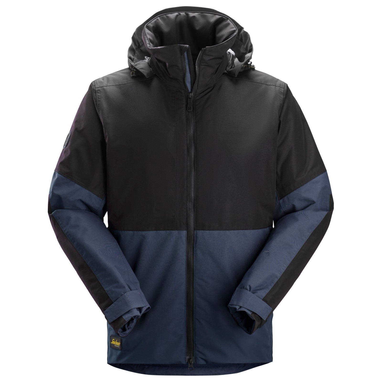 Geacă de iarnă pentru bărbați, căptușită, impermeabilă, anti-vânt, Snickers Workwear, AllroundWork, 1104, Navy/Black