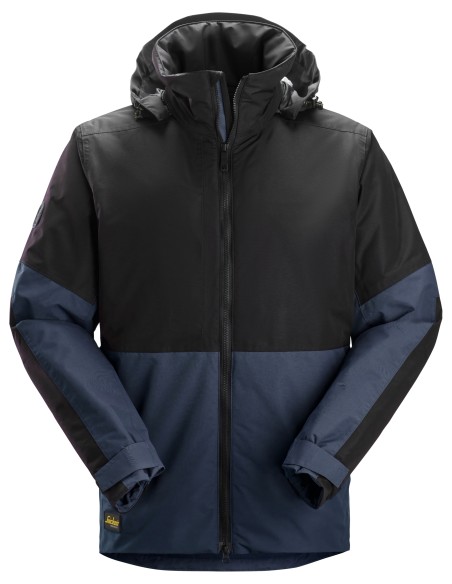 Geacă de iarnă pentru bărbați, căptușită, impermeabilă, anti-vânt, Snickers Workwear, AllroundWork, 1104, Navy/Black