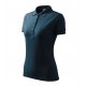 Tricou de damă Pique Polo, bumbac 65%, 200 g/mp Albastru marin