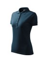 Tricou de damă Pique Polo, bumbac 65%, 200 g/mp Albastru marin