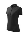 Tricou de damă Pique Polo, bumbac 65%, 200 g/mp Antracit melange