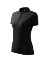 Tricou de damă Pique Polo, bumbac 65%, 200 g/mp Ebony gray