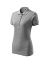 Tricou de damă Pique Polo, bumbac 65%, 200 g/mp Gri inchis