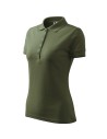Tricou de damă Pique Polo, bumbac 65%, 200 g/mp Khaki