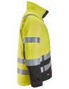 Jachetă de iarnă, căptușită și elemente reflectorizante, Snickers Workwear, 1153, High-Vis Yellow/Black