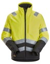 Jachetă de iarnă, căptușită și elemente reflectorizante, Snickers Workwear, 1153, High-Vis Yellow/Black